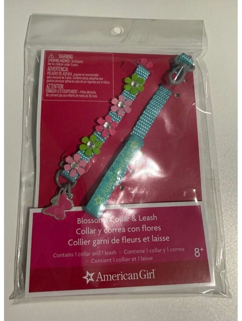 American Girl Blossoms Collar and Leash